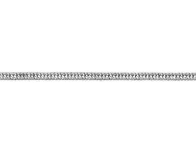 Cadena Serpiente 1,1 mm, 45 cm, Plata* - Imagen Estandar - 2