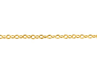 Cadena De Eslabones For\at 1,6 mm, 40 cm, Oro* - Imagen Estandar - 2