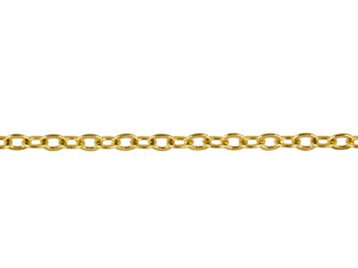 Cadena De Eslabones For\at 2 mm, 45 cm, Oro* - Imagen Estandar - 2
