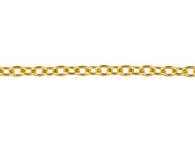 Cadena De Eslabones For\at 2,3 mm, 40 cm, Oro* - Imagen Estandar - 2