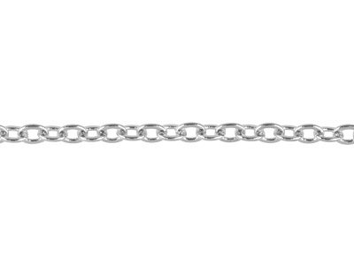 Cadena De Eslabones For\at 2,3 mm, 45 cm, Plateado* - Imagen Estandar - 2