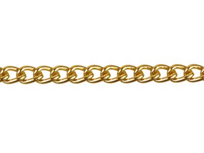 Cadena De Eslabones De 2,8 mm, Longitud De 1 Metro, Dorado* - Imagen Estandar - 2