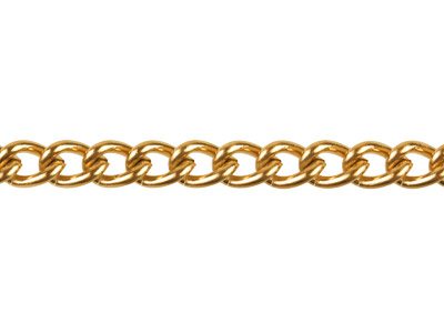 Cadena De Eslabones De 4,4 mm, Longitud De 1 Metro, Dorado* - Imagen Estandar - 2