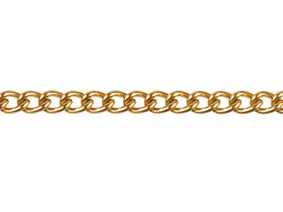 Cadena De Eslabones De 4,4mm, Longitud De 1 Metro, Dorado