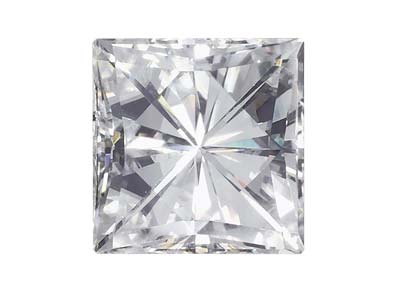 Moissanita Cuadrada De 2,5 MM Y 0,11 Ct, Diamante De Muy Buena Calidad Equivalente A 0,12 Ct - Imagen Estandar - 1