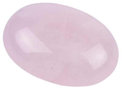 Cabujn Ovalado De Cuarzo Rosa, 20 X 15 MM