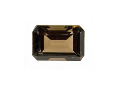 Cuarzo Ahumado Octagonal, 7 X 5 MM