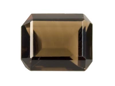 Cuarzo Ahumado Talla Esmeralda, 12 X 10 mm - Imagen Estandar - 1