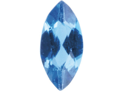 Topacio Azul De Londres Tratado, Talla Marquesa 5 X 2,5 mm - Imagen Estandar - 1