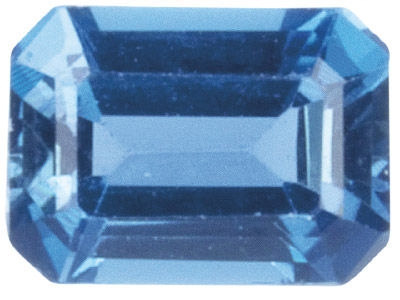 Topacio Azul Londres Octogonal, 8 X6 Mm, Tratado - Imagen Estandar - 1