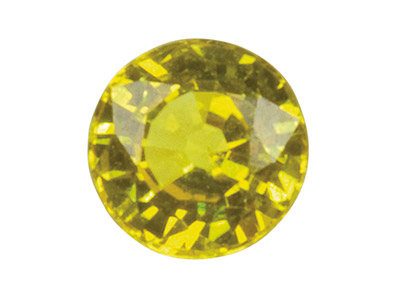 Zafiro Amarillo Redondo, 3 MM - Imagen Estandar - 1