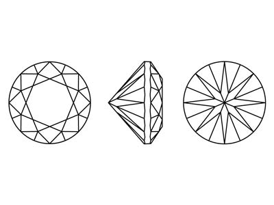 Nanogem Vitrocerámica, Brillante Alfa 3,00 mm, Morganita, Preciosa - Imagen Estandar - 2