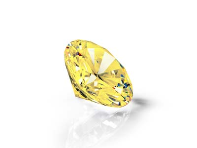 Óxido De Circonio, Alfa Brillante, 1,00 mm, Oro, Preciosa - Imagen Estandar - 2