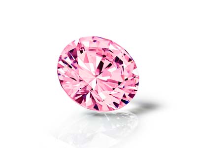 Óxido De Circonio, Alfa Brillante, 3,00 mm, Rosa, Preciosa - Imagen Estandar - 3