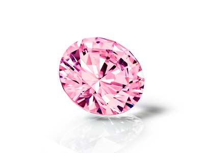 Óxido De Circonio, Alfa Brillante, 4,00 mm, Rosa, Preciosa - Imagen Estandar - 3