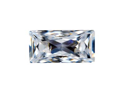 xido De Circonio, Tamaño Baguette,5 X 2,50mm, Blanco, Preciosa