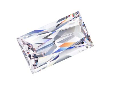 Óxido De Circonio, Tamaño Baguette,5 X 2,50 mm, Blanco, Preciosa - Imagen Estandar - 2