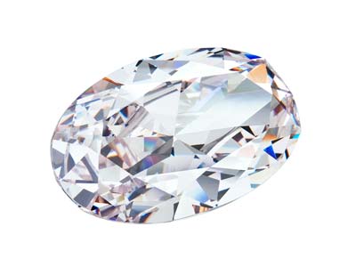 Óxido De Circonio, Oval, 6 X 4 mm, Blanco, Preciosa - Imagen Estandar - 2