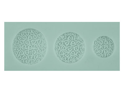 Molde De Silicona Flexible Con El Diseño De Un Estampado De Rosas - Imagen Estandar - 2