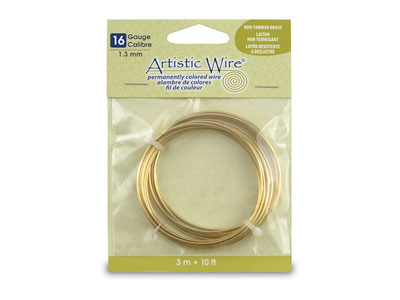 Fils Beadalon, Alambre De Latn Antideslustre De 1,30 Mm, Bobina De 3,10 Metros