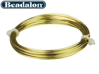 Fils Beadalon, Alambre De Latón Antideslustre De 1,30 Mm, Bobina De 3,10 Metros - Imagen Estandar - 2