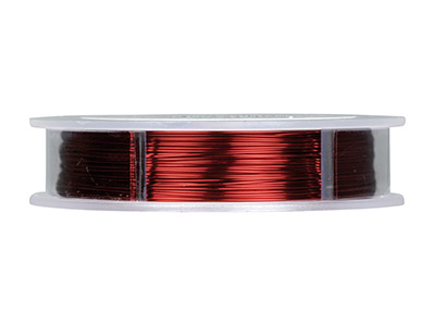 Artisticwire Alambre De Cobre Rojo De Beadalon De 0,51 mm, Carrete De 18,20 Metros - Imagen Estandar - 2