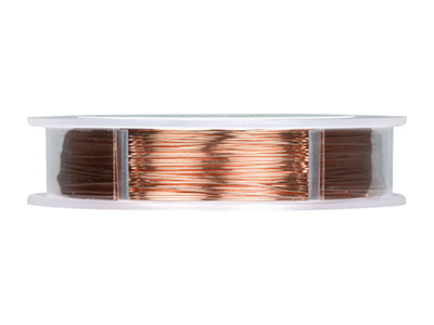 Alambre De Cobre Sin Recubrimiento Beadalon Artistic Wire De 0,51 mm, Carrete De 18,20 Metros - Imagen Estandar - 2