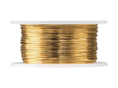 Beadalon Artistic Wire 28 Gauge Tarnish Resistant Brass 13.7m - Imagen Estandar - 2