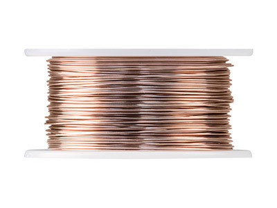 Beadalon Artistic Wire 28 Gauge Sil Pltd Rose Gold Colour 13.7m - Imagen Estandar - 2