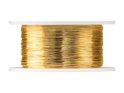 Beadalon Artistic Wire 32 Gauge Tarnish Resistant Brass 27.4m - Imagen Estandar - 2