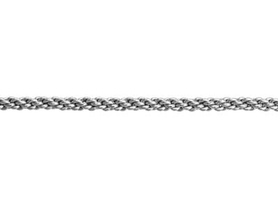 Hilo Trenzado Plateado Antideslustre Artistic Wire De Beadalon, 2,10 mm, 1,50 Metros - Imagen Estandar - 2