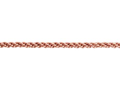 Beadalon Artistic Wire, Calibre 12. Trenza Redonda, Color Oro Rosa, 1,5 M - Imagen Estandar - 2