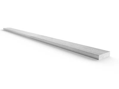 Alambre De Cobre Plano Beadalon Artistic Wire De 0,75 X 3 mm, Plateado, Antideslustre, 0,91 Metros - Imagen Estandar - 2