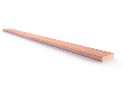 Alambre De Cobre Plano Beadalon Artistic Wire De 0,75 X 3 mm, Color Rosa, 0,91 Metros - Imagen Estandar - 2