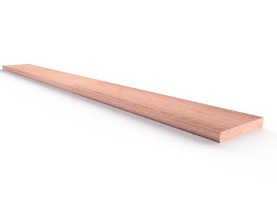 Alambre De Cobre Plano Beadalon Artistic Wire De 0,75 X 5 mm, Color Rosa, 0,91 Metros - Imagen Estandar - 2