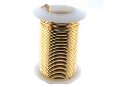 Wire Elements, 18 Gauge, Gold Colour, Tarnish Resistant, Medium Temper, 10yd/9.14m - Imagen Estandar - 3