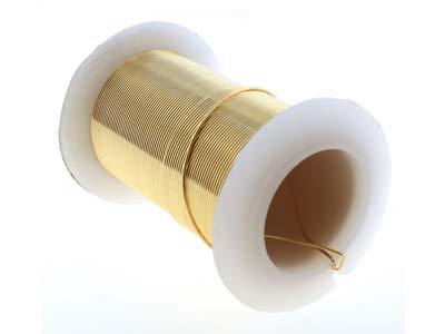 Wire Elements, 20 Gauge, Gold Colour, Tarnish Resistant, Medium Temper, 15yd/13.72m - Imagen Estandar - 4