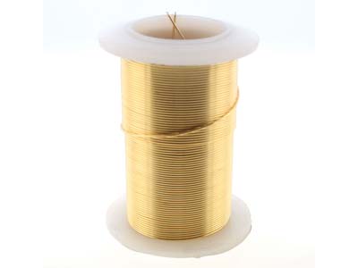 Wire Elements, 24 Gauge, Gold Colour, Tarnish Resistant, Medium Temper, 30yd/27.43m - Imagen Estandar - 3