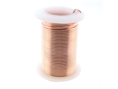 Wire Elements, 18 Gauge, Rose Gold Colour, Tarnish Resistant, Medium Temper, 10yd/9.14m - Imagen Estandar - 3