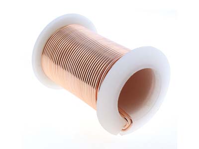 Alambre De Cobre Semiduro Antideslustre Color Oro Rosa, 1 mm, Bobina De 9,10 Metros - Imagen Estandar - 4
