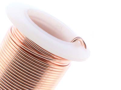 Alambre De Cobre Semiduro Antideslustre Color Oro Rosa, 1 mm, Bobina De 9,10 Metros - Imagen Estandar - 5
