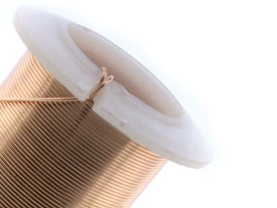Alambre De Cobre Semiduro Antideslustre Color Oro Rosa, 0,80 mm, Bobina De 13,70 Metros - Imagen Estandar - 5