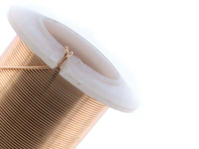 Hilo De Cobre Semiduro Antideslustre Color Oro Rosa, 0,60 mm, Bobina De 18,30 Metros - Imagen Estandar - 5