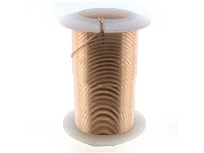 Wire Elements, 24 Gauge, Rose Gold Colour, Tarnish Resistant, Medium Temper, 30yd/27.43m - Imagen Estandar - 3