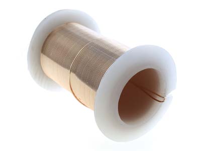 Alambre De Cobre Semiduro Anti-deslustre De Color Oro Rosa, 0,43 mm, Carrete De 27,40 Metros - Imagen Estandar - 4