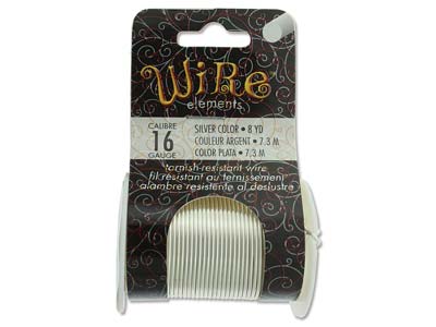 Hilo De Cobre Semiduro Anti-deslustre De Plata, 1,25 mm, Carrete De 7,30 Metros - Imagen Estandar - 1