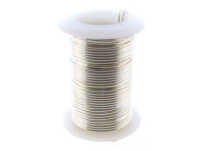 Wire Elements, 18 Gauge, Silver Colour, Tarnish Resistant, Medium Temper, 10yd/9.14m - Imagen Estandar - 3