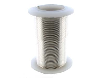 Hilo De Cobre Semiduro Antideslustre De Plata, 0,80 mm, Carrete De 13,70 Metros - Imagen Estandar - 3