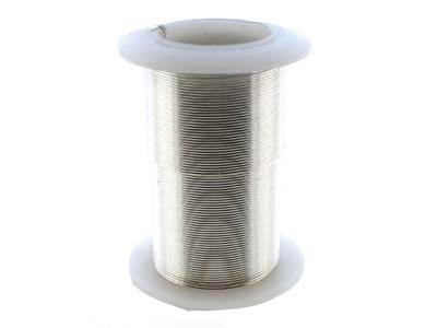 Alambre De Cobre Semiduro Antideslustre Plateado, 0,43 mm, Carrete De 27,40 Metros - Imagen Estandar - 3