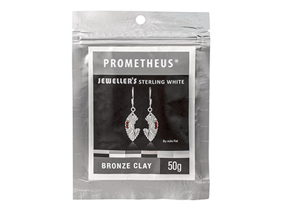 Arcilla Prometheus De Bronce Blanco, 50g